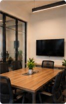 CybroMedia private conference and client meeting room